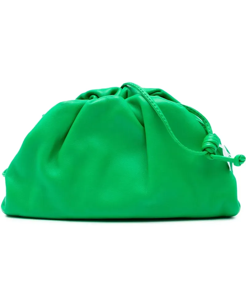 Bottega Veneta Hobo Bags Lambskin The Mini Pouch Crossbody grün Grün