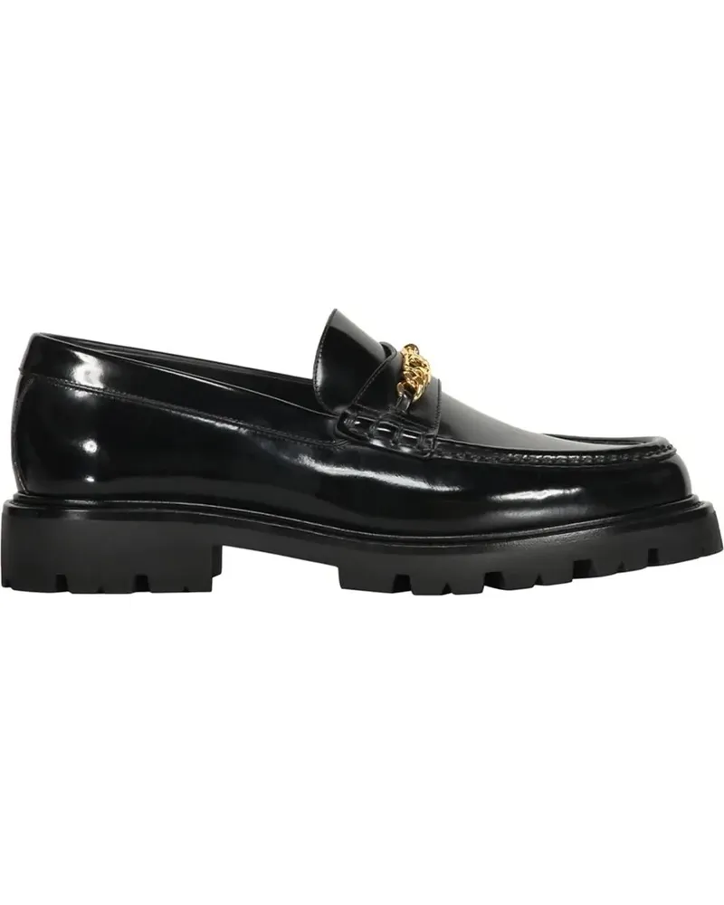 Celine Loafer Black Leather Loafers schwarz Schwarz