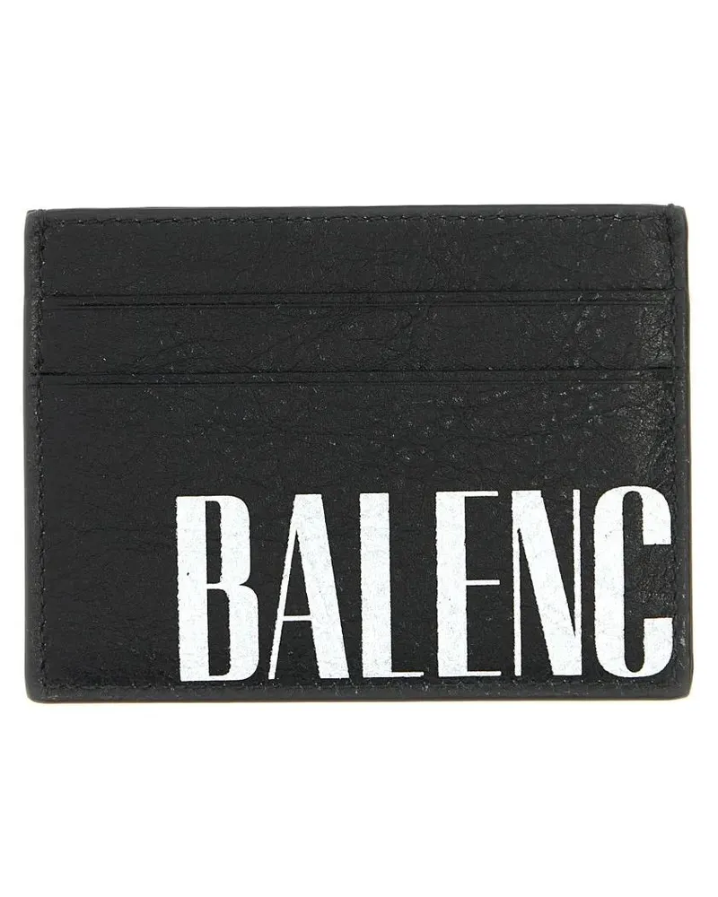 Balenciaga Portemonnaies 'Editor' Card Holder schwarz Schwarz
