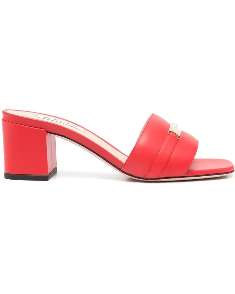 Bally Sandalen Sandals Swiss Red rot Rot