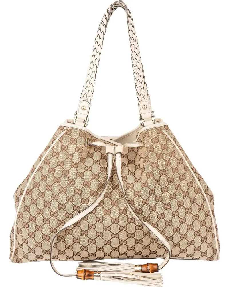 Gucci Crossbody Bags  GG Monogram Bamboo Handbag bunt Bunt