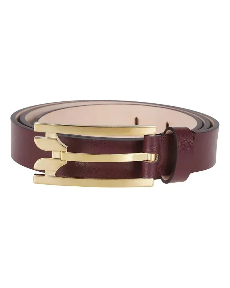 Victoria Beckham Gürtel Regular Pin-Buckle Belt rot Rot