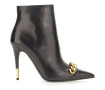 Stiefel Leather Boot schwarz