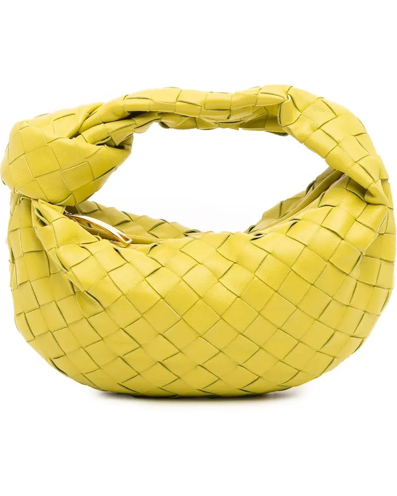 Bottega Veneta Hobo Bags Mini Nappa Intrecciato Jodie gelb Gelb