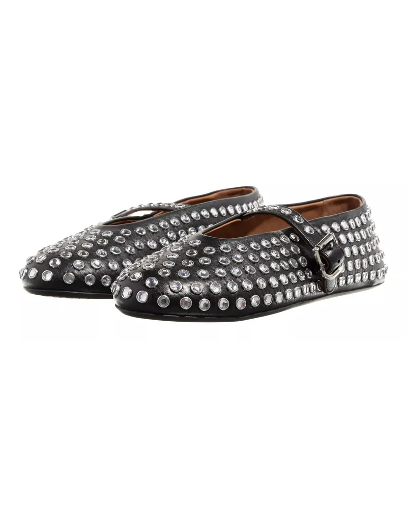 Alaïa Loafer Ballet Flats schwarz Schwarz