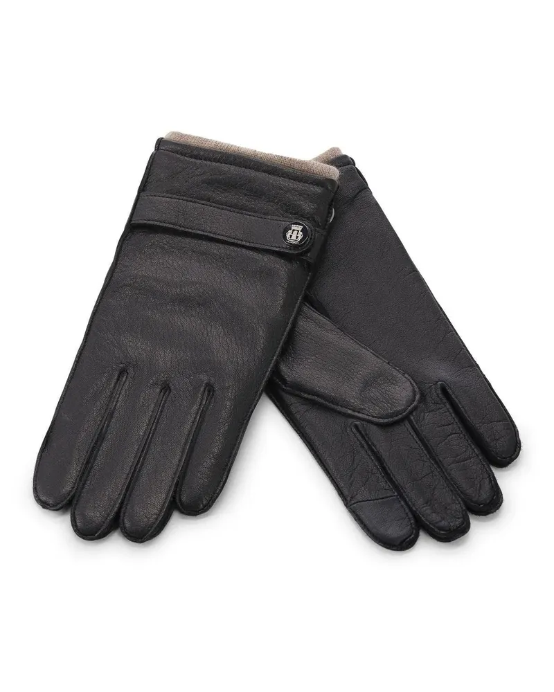 Roeckl Handschuhe Handschuhe aus Leder schwarz Schwarz