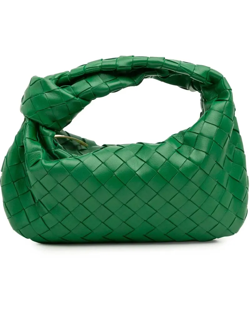 Bottega Veneta Hobo Bags Mini Nappa Intrecciato Jodie grün Grün
