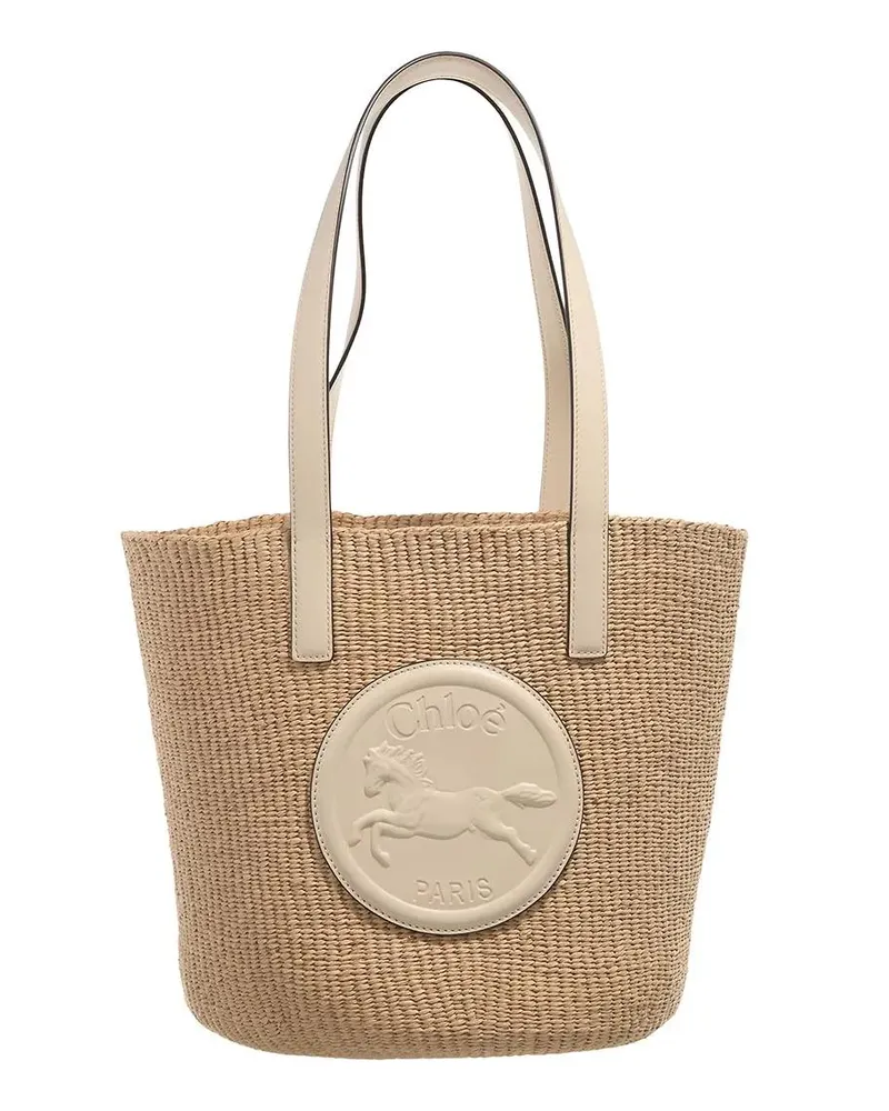Chloé Shopper Horse Medal Basket beige Beige
