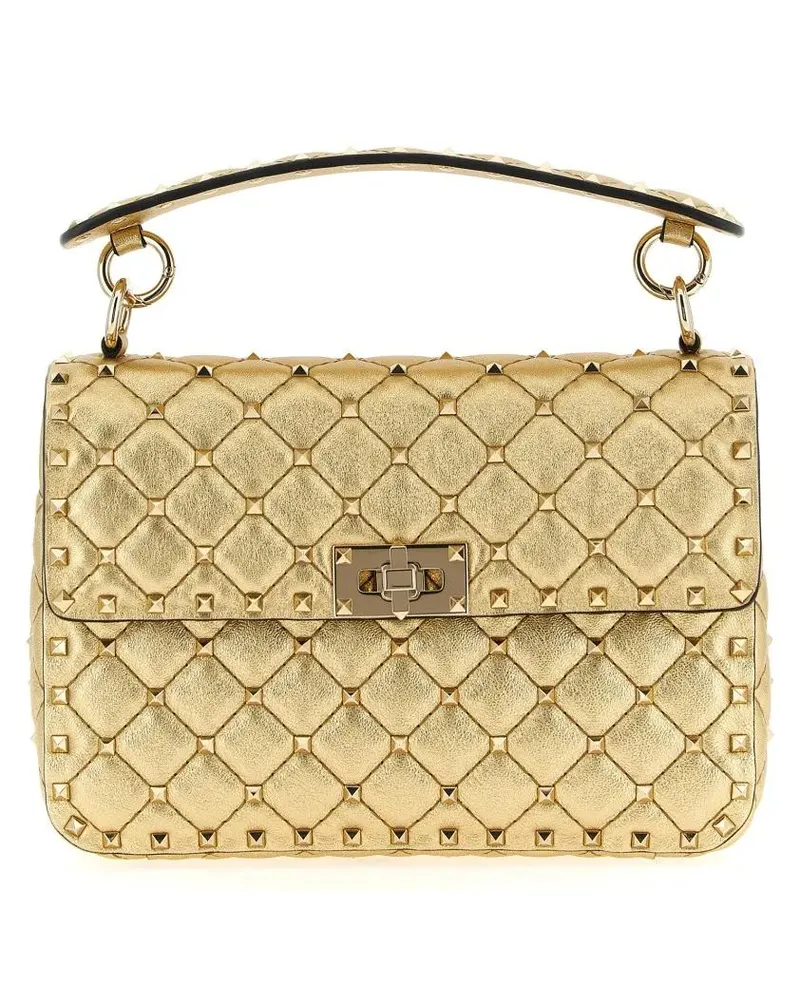 Valentino Garavani Hobo Bags Rockstudspike' M Shoulder Bag goldfarben 