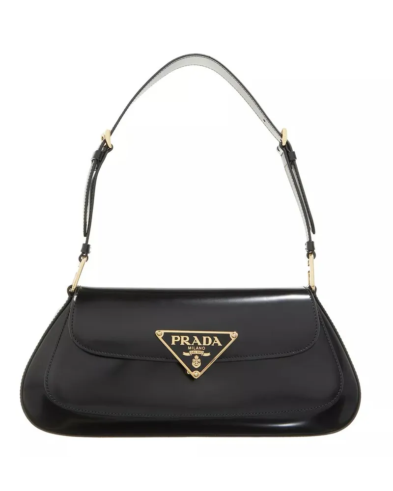 Prada Crossbody Bags Spazzolato Schwarz