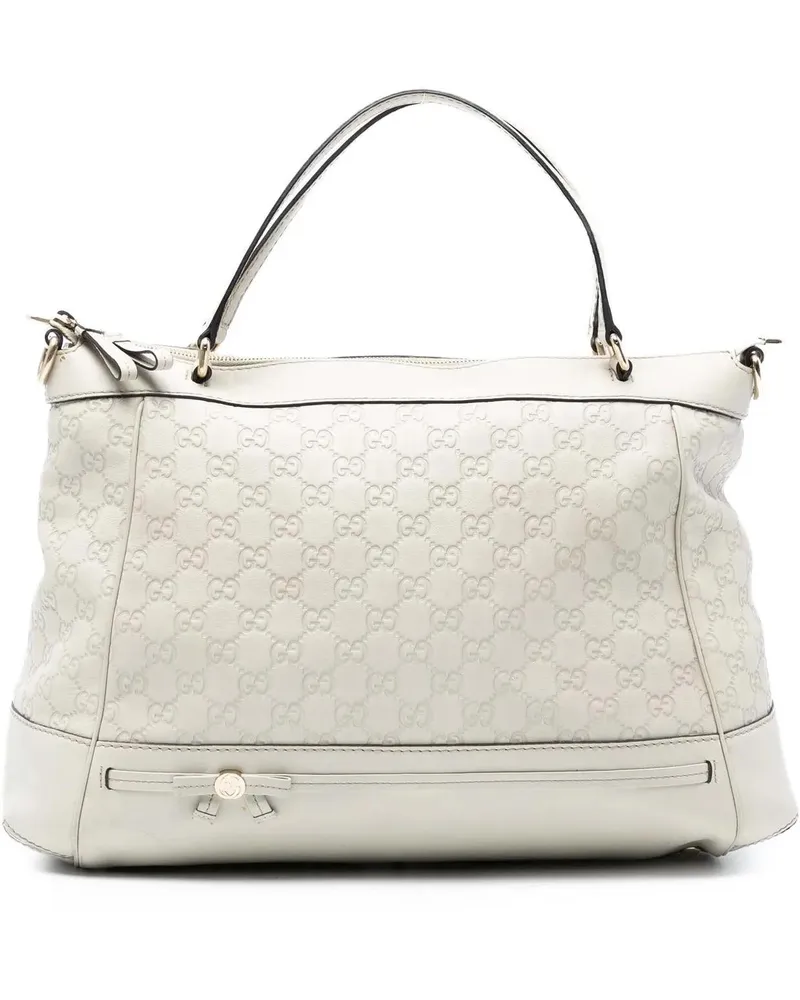 Gucci Hobo Bags ssima Mayfair Satchel weiß Weiß