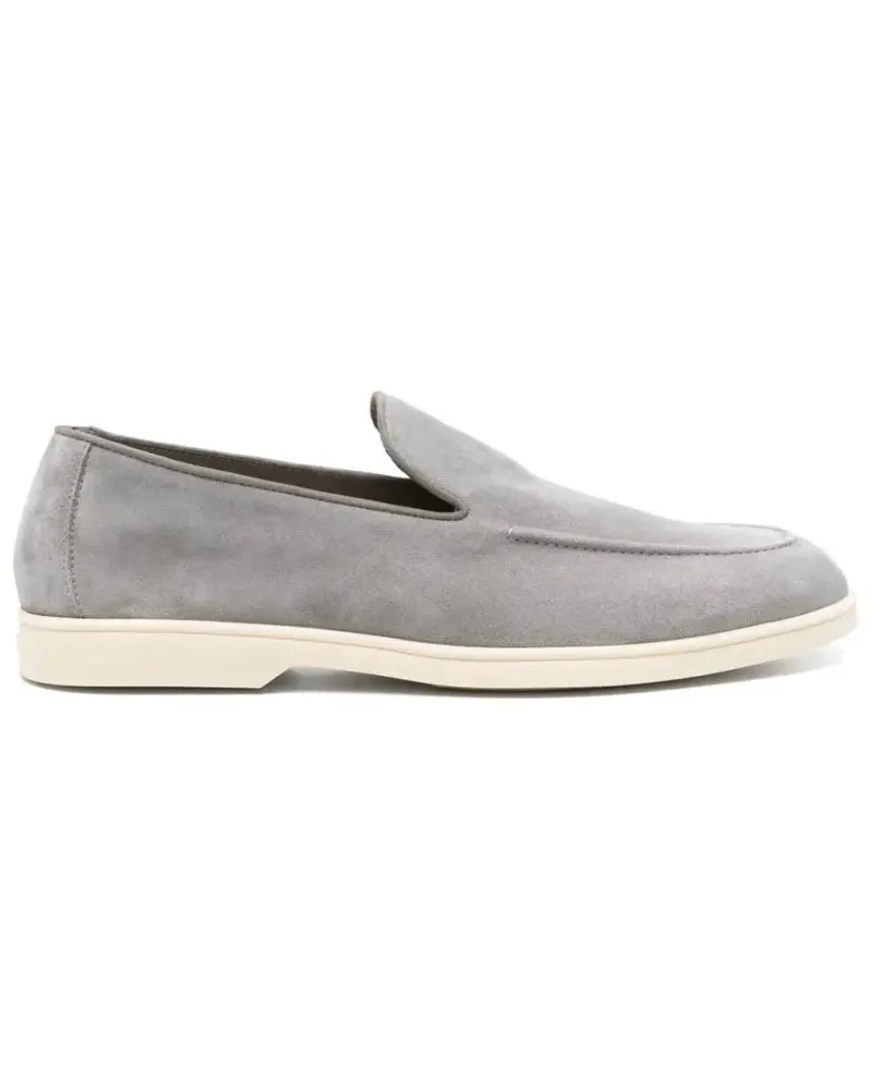 Doucal´s Loafer Almond-Toe Loafers grau Grau