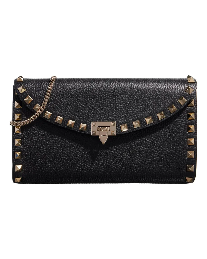 Valentino Garavani Crossbody Bags Rockstud Wallet W/Strap schwarz Schwarz