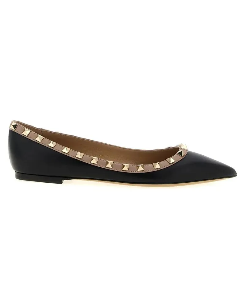 Valentino Garavani Rockstud' Ballet Flats schwarz Schwarz