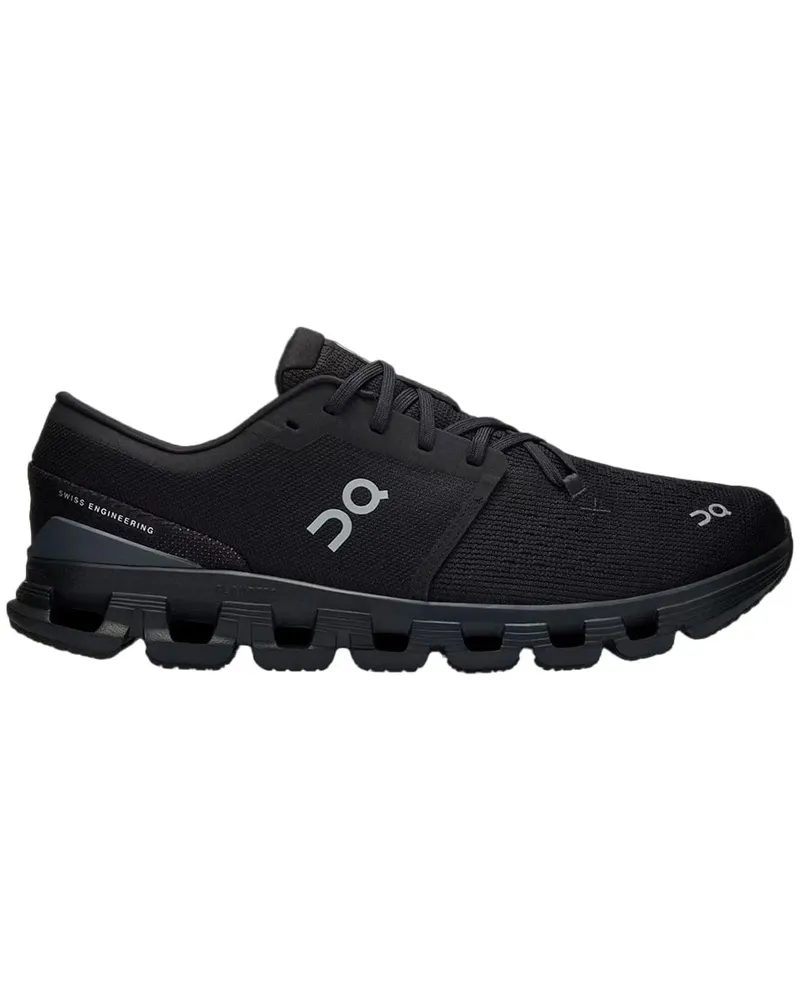 ON Low-Top Sneaker 'Cloud X 4' Sneakers schwarz Schwarz