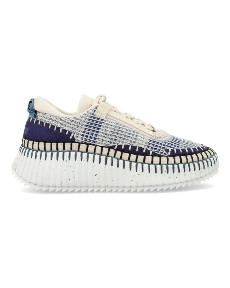 Chloé Low-Top Sneaker Nama Woman's Sneakers blau Blau