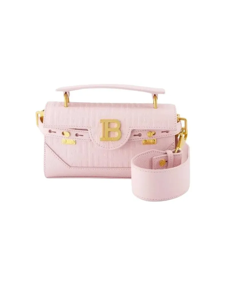 Balmain Crossbody Bags B-Buzz 19 Leather Emb Rosa pink Rosa