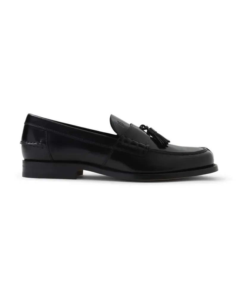 TOD'S Loafer Nappa Leather Loafers With Decorative Tassel Desig schwarz Schwarz