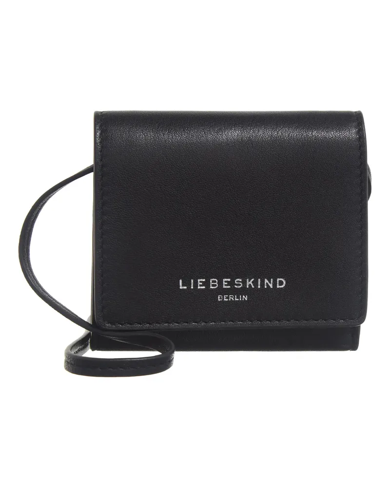 Liebeskind Portemonnaie Ada Wallet With Strap schwarz Schwarz