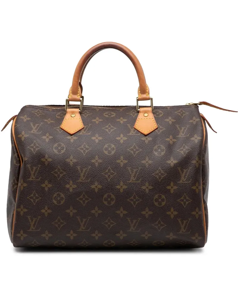 Louis Vuitton Crossbody Bags Monogram Speedy 30 braun Braun