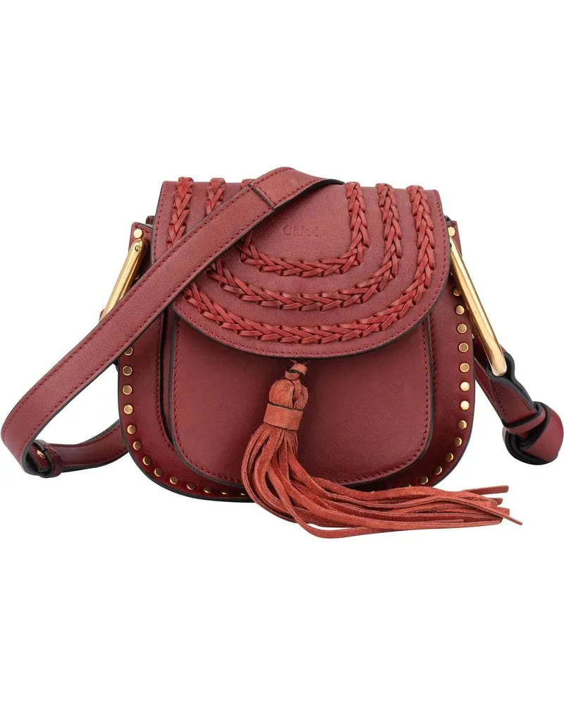 Chloé Crossbody Bags Chloe Braided Leather Hudson Crossbody Bag bunt Bunt