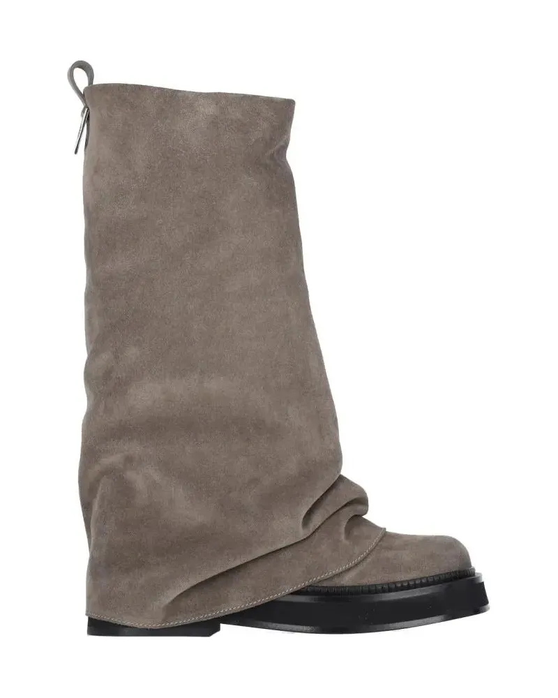 ATTICO Stiefel "Robin" Combat Boots – Taupe braun Braun