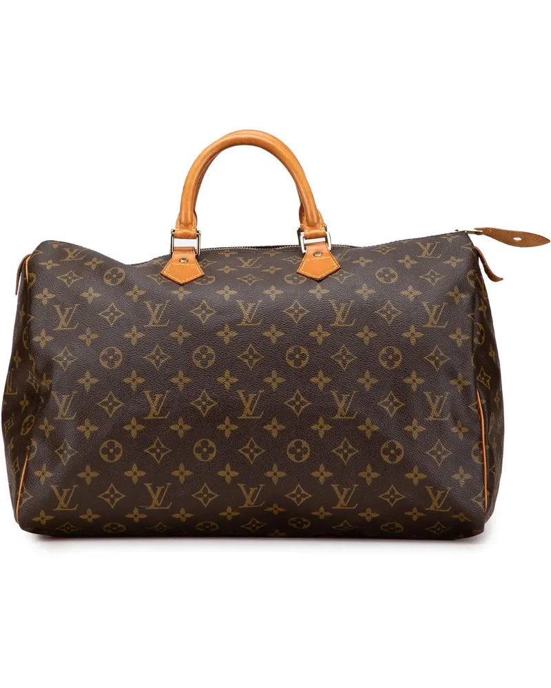 Louis Vuitton Crossbody Bags Monogram Speedy 40 braun Braun