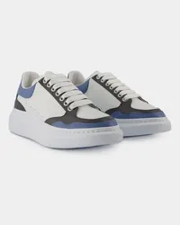 Alexander McQueen Sneakers Retro Oversized Sneakers - Leather - Blue Blau