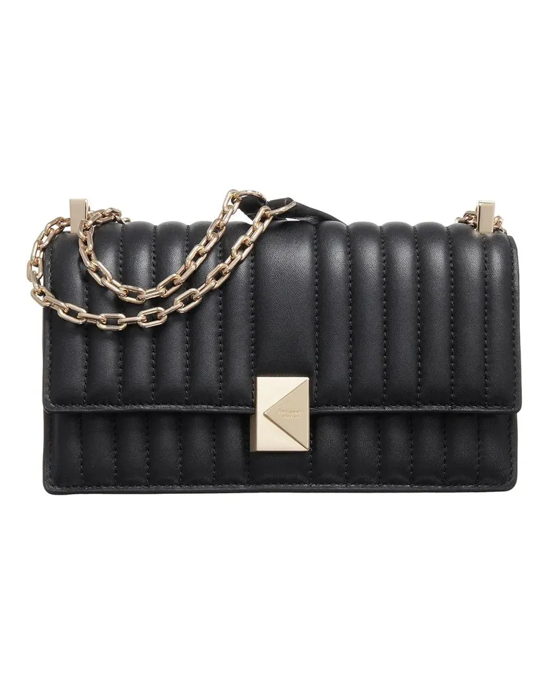 Kate Spade Crossbody Bags Deco Quilted Leather Mini Flap Chain Crossbody schwarz Schwarz