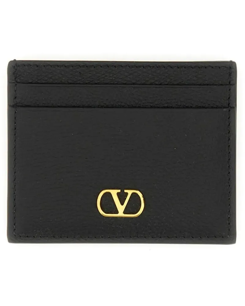 Valentino Garavani Portemonnaie "Vlogo Signature" Card Holder schwarz Schwarz