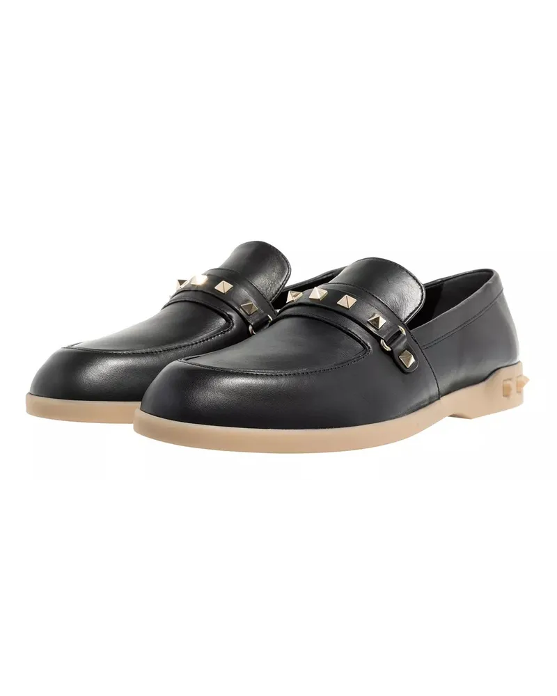 Valentino Garavani Loafers & Ballerinas Loafer Leisure Flowa Schwarz