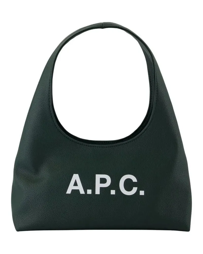 A.P.C. Hobo Bags Baby Ninon Shoulder Bag - Synthetic - Green schwarz Schwarz