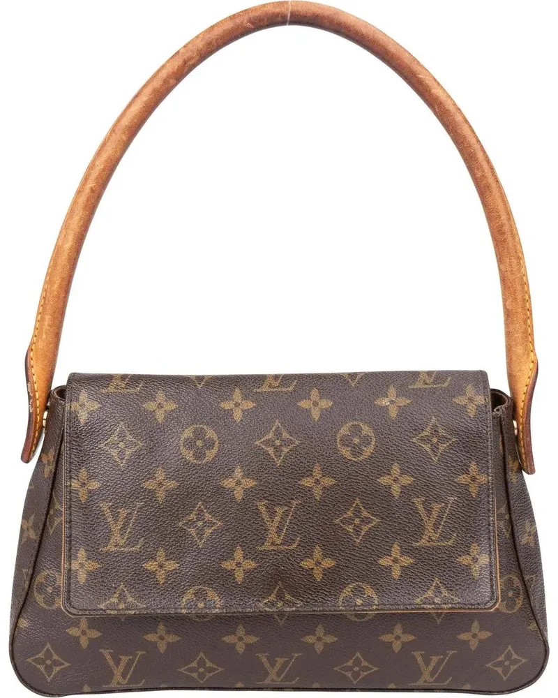 Louis Vuitton Crossbody Bags  Canvas Monogram Looping PM Handbag braun Braun