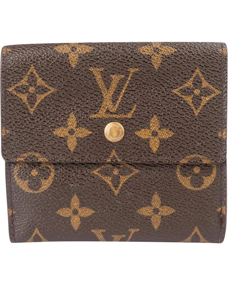 Louis Vuitton Portemonnaie  Canvas Monogram Elise Wallet braun Braun