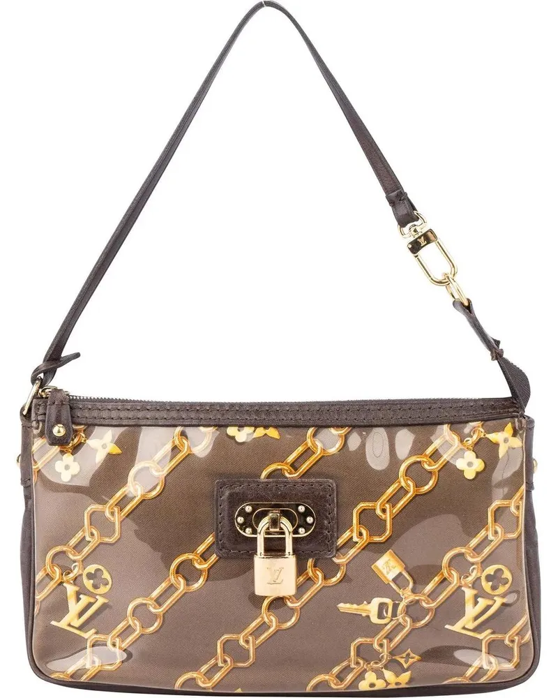 Louis Vuitton Crossbody Bags  Signature Charms Monogram Pochette A bunt Bunt