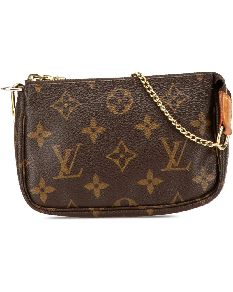 Louis Vuitton Crossbody Bags 2006 Monogram Mini Pochette Accessoires braun Braun