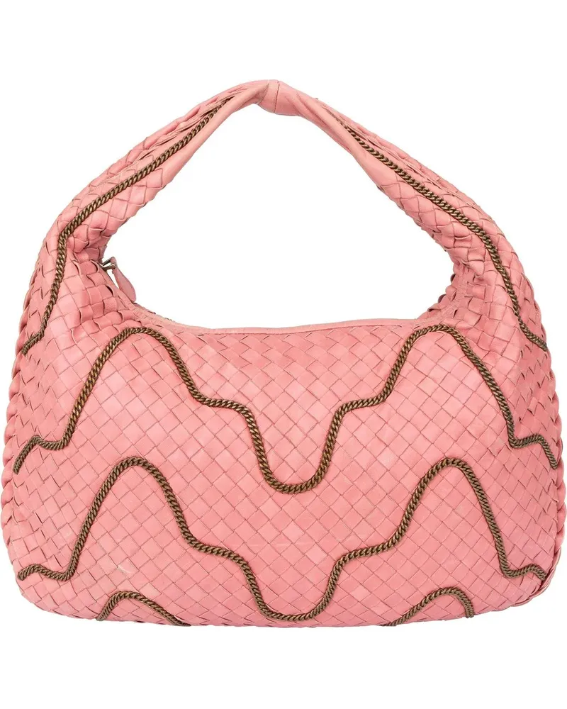 Bottega Veneta Crossbody Bags  Limited Chain Pink Intrecciato Leat rosa Gold