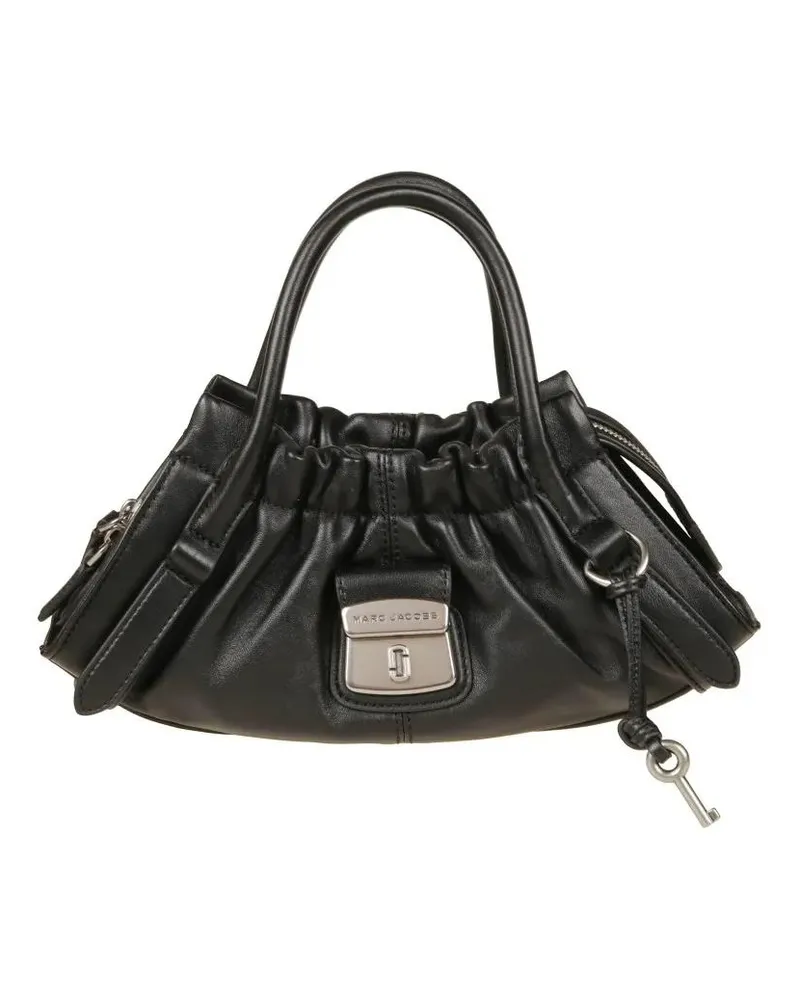 Marc Jacobs Hobo Bags Structured Black Bag With Smooth Texture schwarz Schwarz