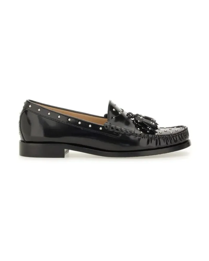Stuart Weitzman Lottie" Moccasin schwarz Schwarz