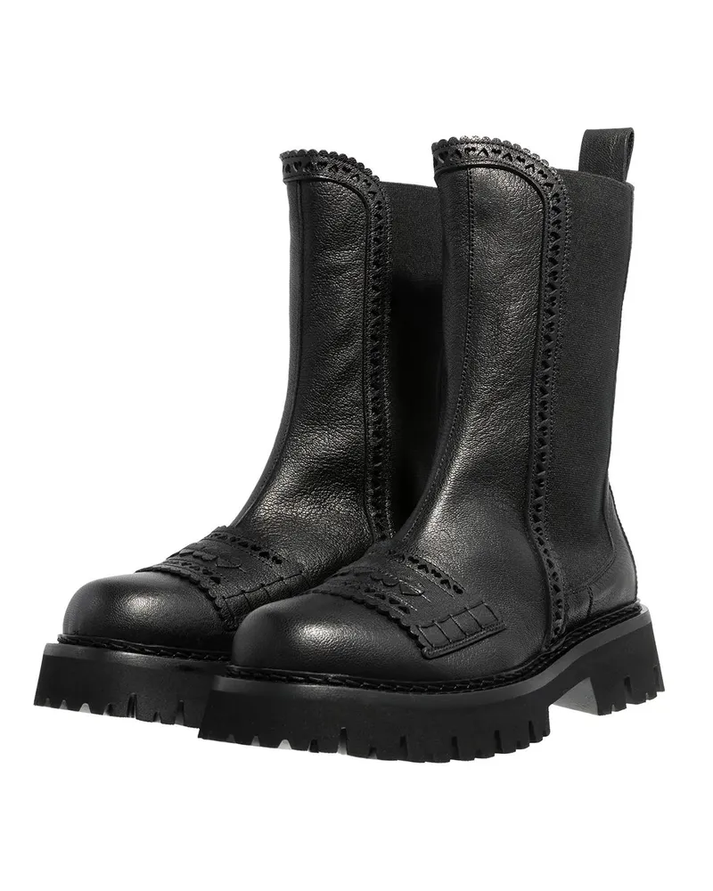 Moschino Stiefel & Boots Hearted Brogue Sporty schwarz Schwarz