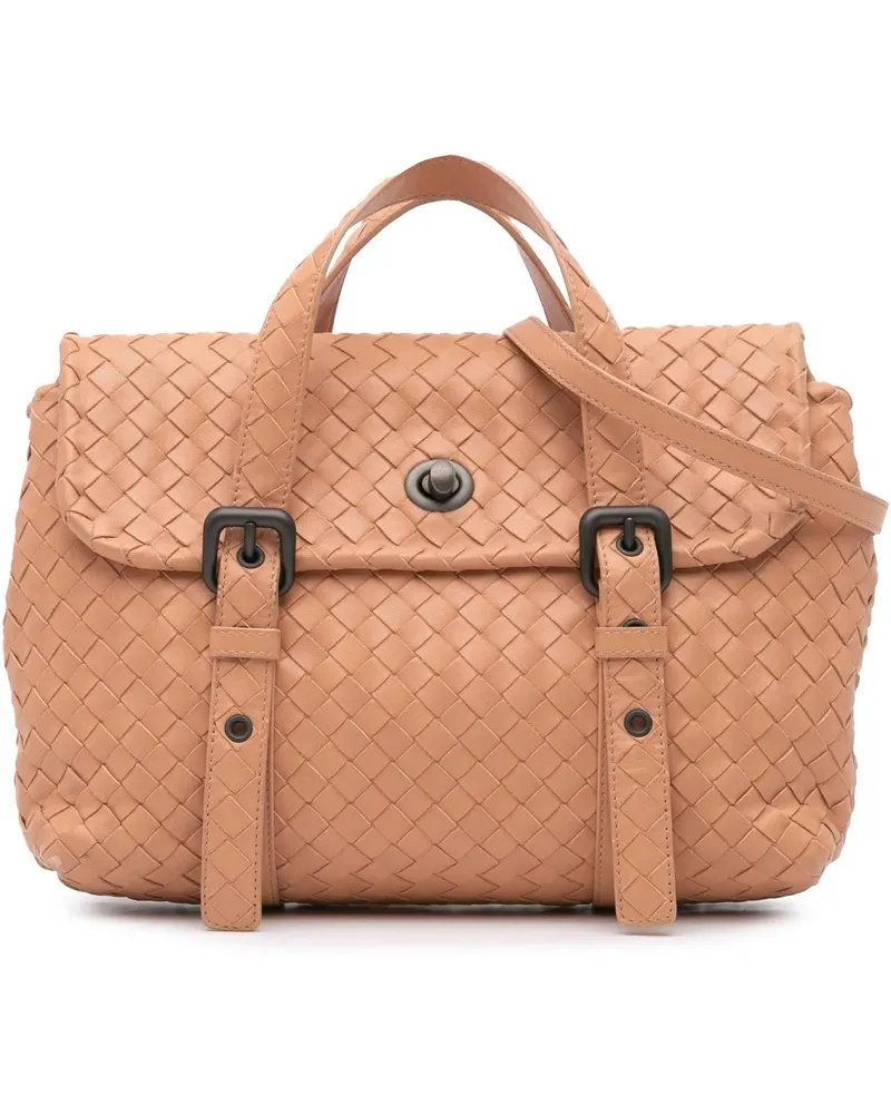 Bottega Veneta Hobo Bags 2012-2024 Intrecciato Flap Satchel braun Braun