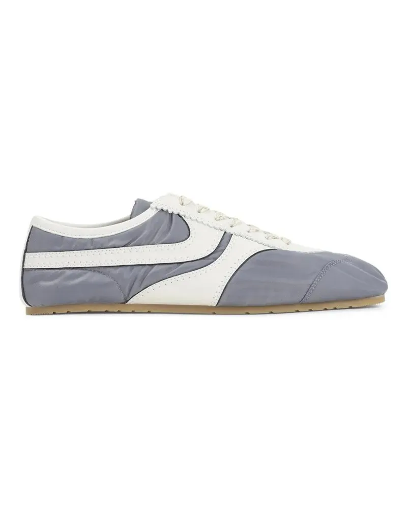 Dries van Noten Low-Top Sneaker Low-Profile Blue Sneakers With Contrasting Side St grau Grau