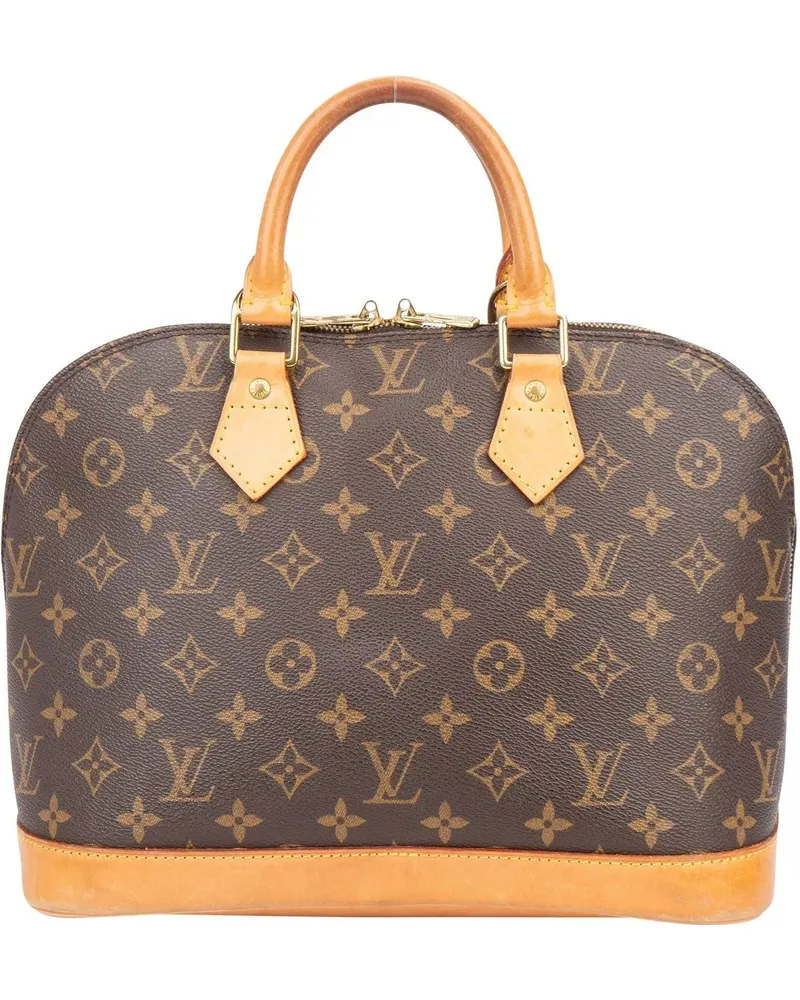Louis Vuitton Crossbody Bags  Canvas Monogram Alma PM Handbag braun Braun