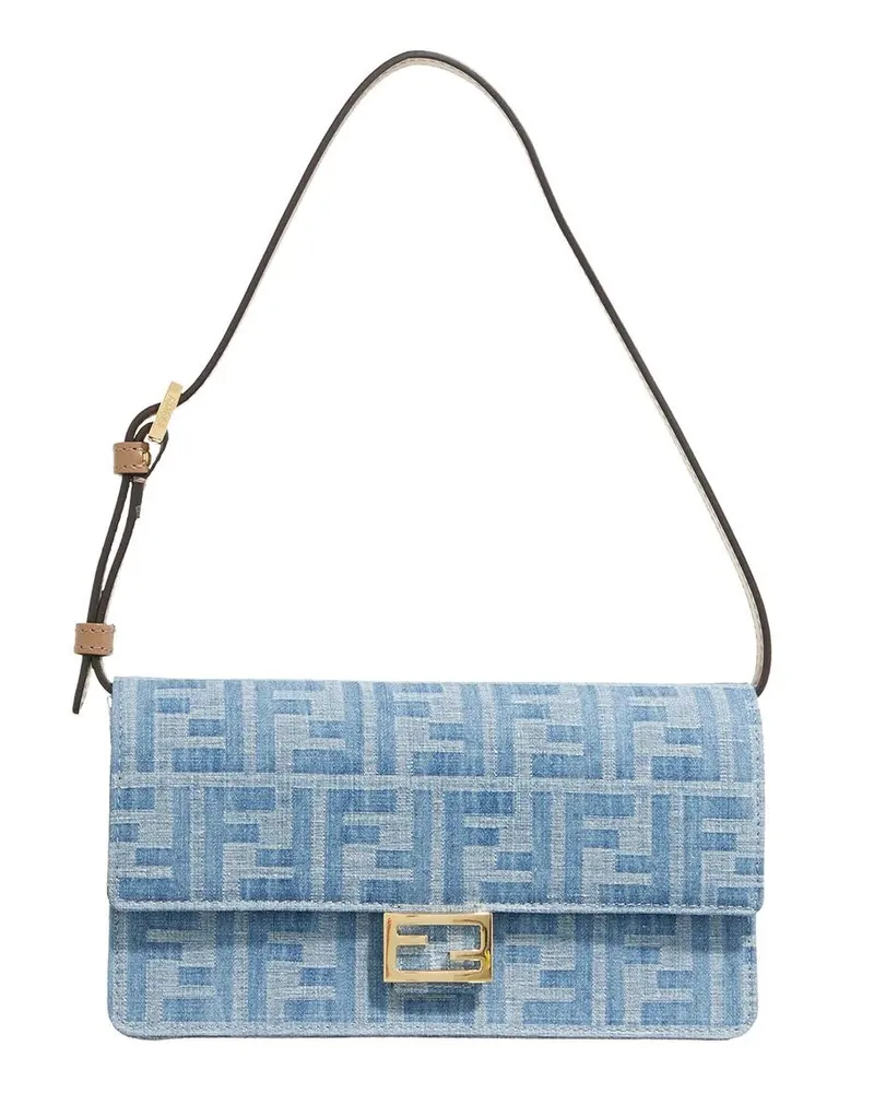 Fendi Crossbody Bags Wallet On Chain Baguette blau Blau