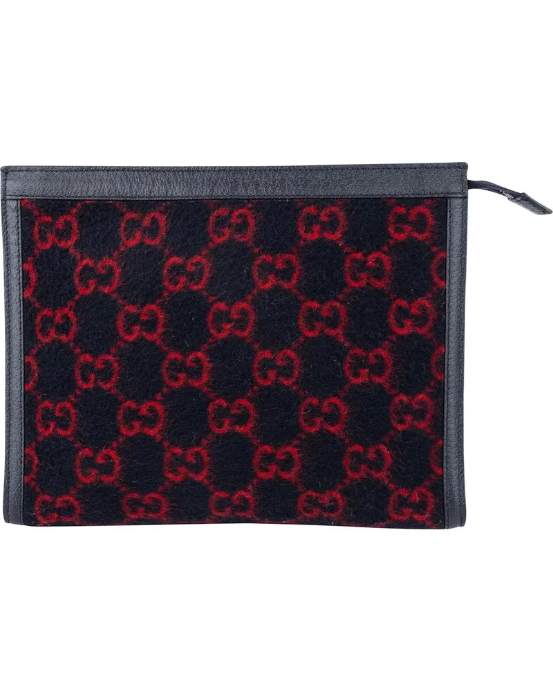 Gucci Crossbody Bags  GG Wool Monogram Clutch bunt Bunt