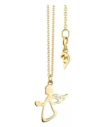 Capolavoro Halskette Collier "Joy" Angel, 3 diamonds brilliant cut 0.00 Gold