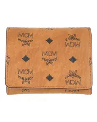 MCM Portemonnaies Aren Vi Small Wlt Mini Cognacbraun