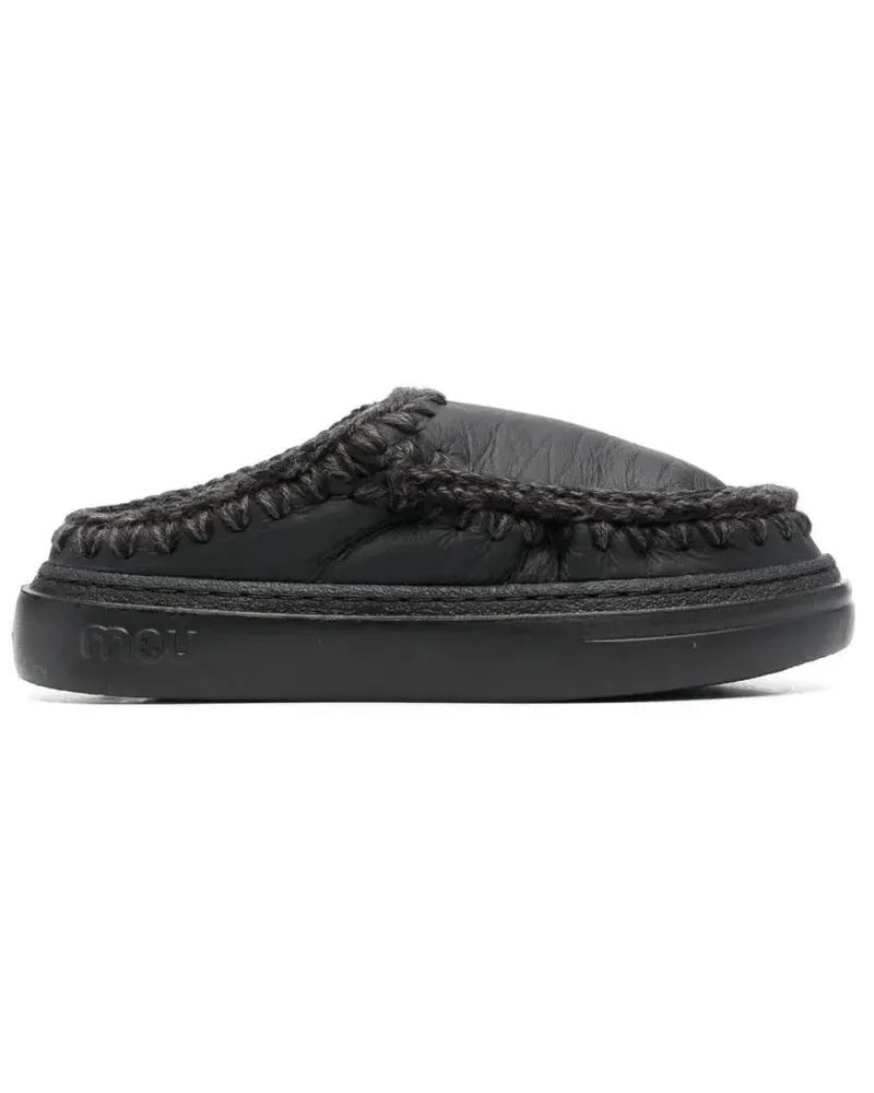 Mou Sandalen Eskimo Bold Clog Slipers schwarz Schwarz