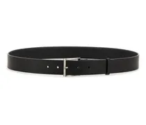 Gürtel Calf Grain Leather Belt schwarz