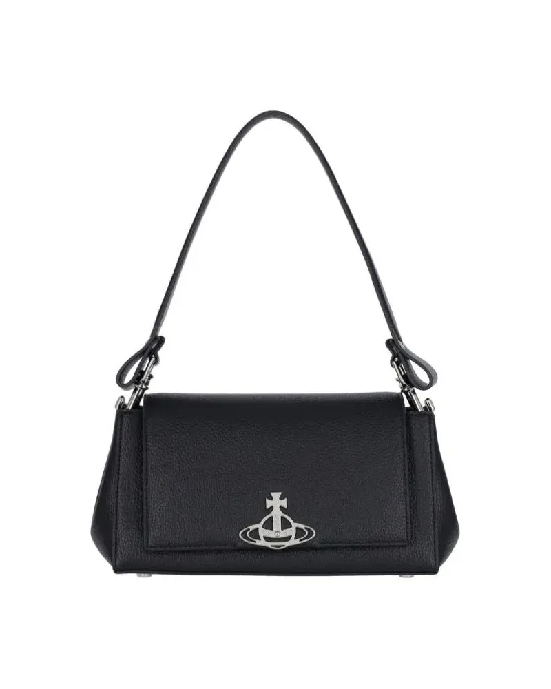 Vivienne Westwood Hobo Bags "Hazel" Shoulder Bag – Black schwarz Schwarz
